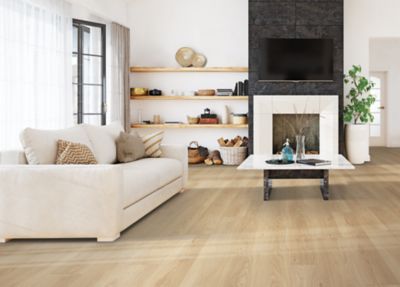 NatureTEK Select Palisades Park Golden Nest Oak Laminate Wood Plank Flooring - Textured