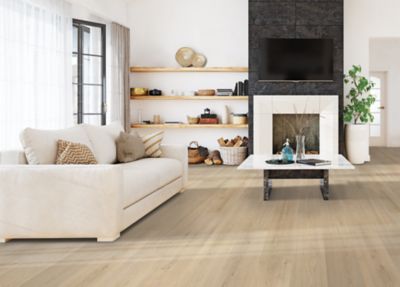 NatureTEK Select Palisades Park Portland Taupe Laminate Wood Plank Flooring - Textured