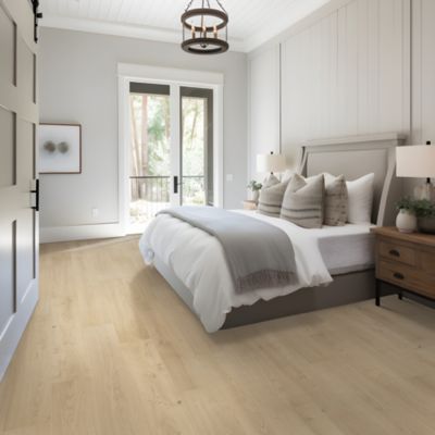 NatureTEK Select Palisades Park Smokey Taupe Laminate Wood Plank Flooring - Textured