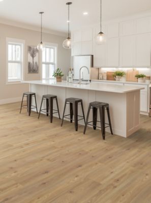 NatureTEK Premier Stellaris Horizon Hickory Laminate Wood Plank Flooring - Textured