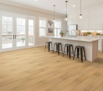 NatureTEK Premier Stellaris Solstice Hickory Laminate Wood Plank Flooring - Textured