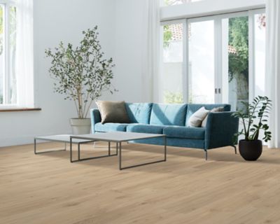NatureTEK Plus Ellicott Point Parchment Oak Laminate Wood Plank Flooring - Textured