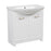 Classic Wood White Matte Bathroom Vanity White Matte 1