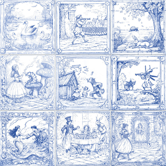 Once Porcelain Upon A Tile Mixed 1