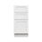 Mallorca White Wood Drawer Base Cabinet 3