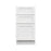 Mallorca White Wood Drawer Base Cabinet 3