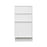 Shady White Wood Drawer Base Cabinet 3