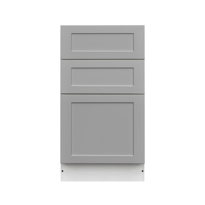 Mallorca Dolphin Gray Wood Drawer Base Cabinet 3