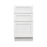 Mallorca White Wood Drawer Base Cabinet 3