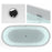 White Acrylic Bathtub