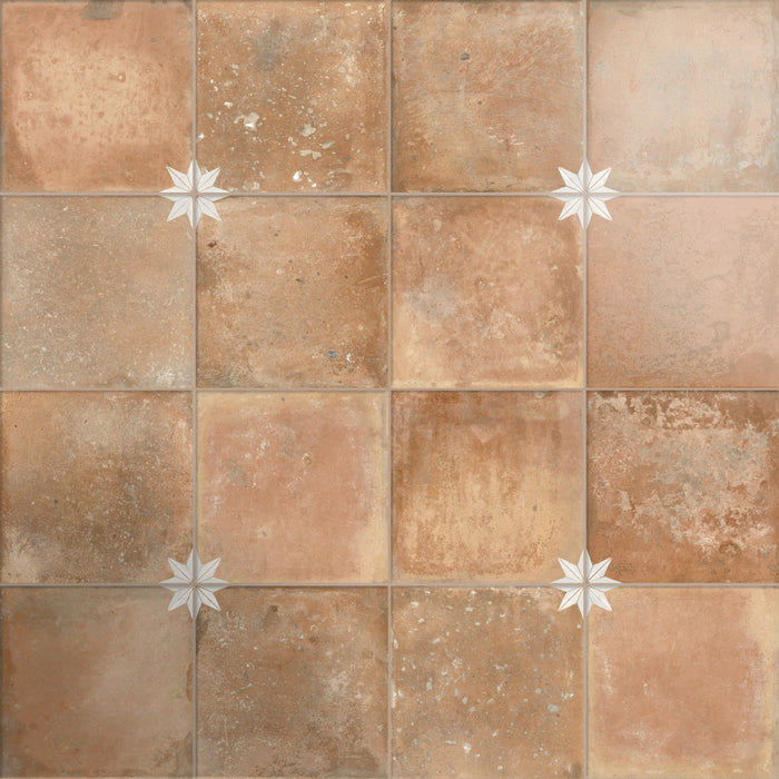 Kings Porcelain Nonna with White Star Tile Mixed 1