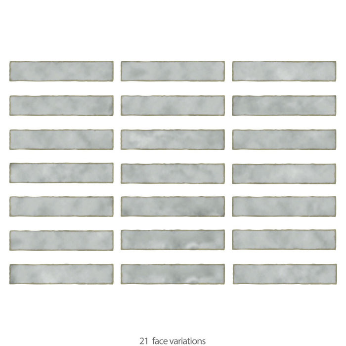 Hudson Ceramic Studio Soho Brick Grey Eye Tile Glossy 4