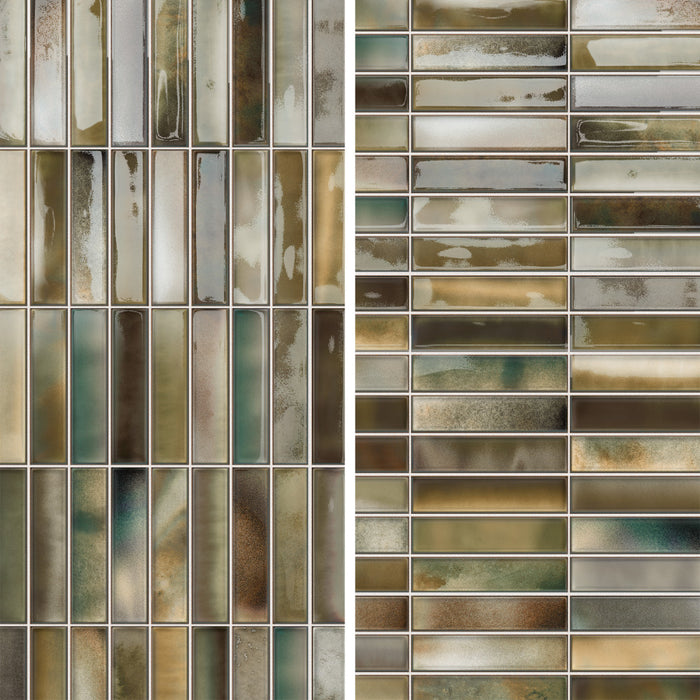 Borealis Ceramic Green Tile Glossy 5