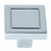 Cosmo Zinc Alloy Cabinet Knob Polished Chrome 1