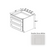 Double Shaker Style Wood Dove White Base Cabinet Dove White 1