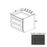 Double Shaker Style Wood Smokey Gray Base Cabinet Smokey Gray 1
