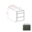 Slim Shaker Style Wood Aston Green Drawer Base Cabinet Aston Green 1