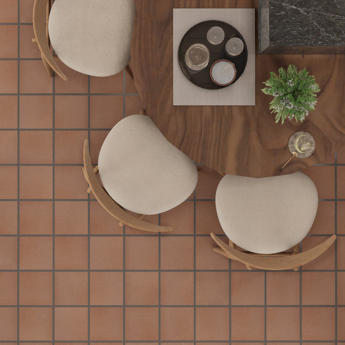 Lincoln Ceramic Quarry Mayflower Red Tile Matte 12