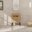 Plywood Imitative Oak Bathroom Vanity Imitative Oak 1