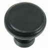 Riverstone Zinc Alloy Cabinet Knob Matte Black 1