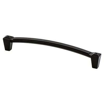 Connections Zinc Matte Black Cabinet Pull  2