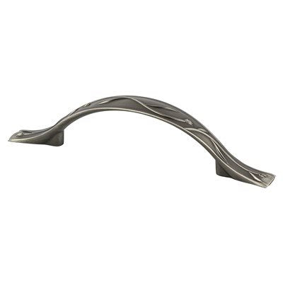 Art Nouveau Zinc Vintage Nickel Cabinet Pull  1