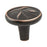 Art Nouveau Zinc Verona Bronze Cabinet Knob  1
