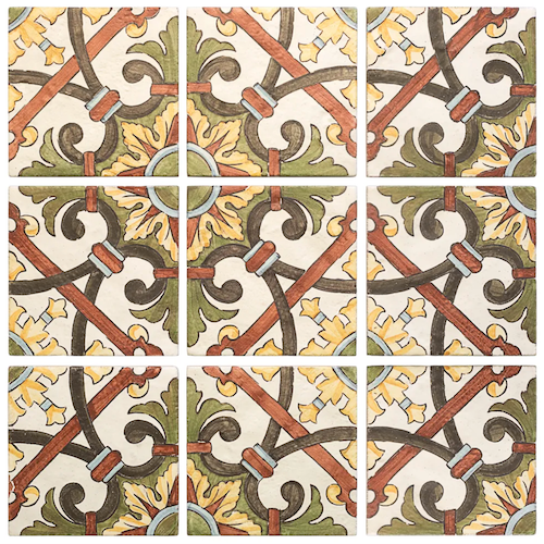 Via Braganca Tile Matte Terracotta