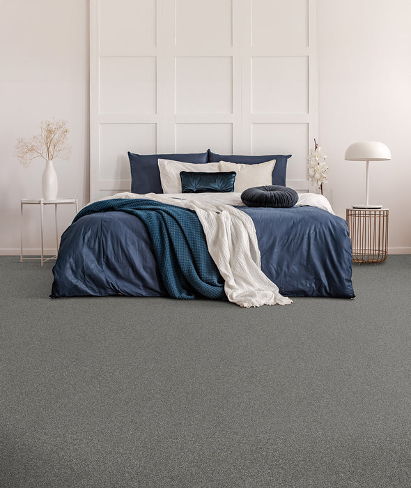 Gold Standard III Polyester Galvanized 2494 Carpet Textured 2