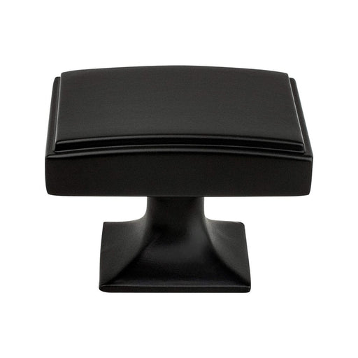 Hearthstone Zinc Matte Black Cabinet Knob  1
