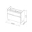 Elit Wood Brown Matte Bathroom Vanity Brown Matte 7