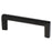 Metro Zinc Matte Black Cabinet Pull  1