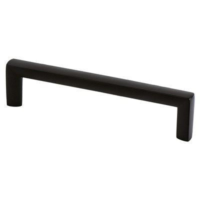 Metro Zinc Matte Black Cabinet Pull  2