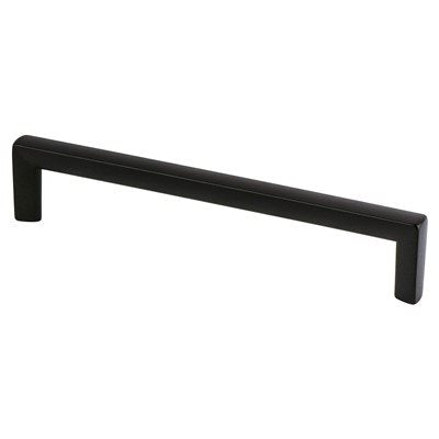 Metro Zinc Matte Black Cabinet Pull  3