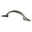 Art Nouveau Zinc Vintage Nickel Cabinet Pull  3
