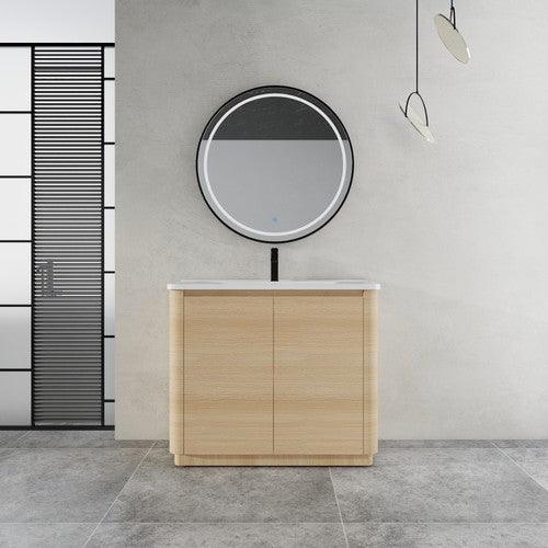 Plywood White Oak Bathroom Vanity White Oak 1