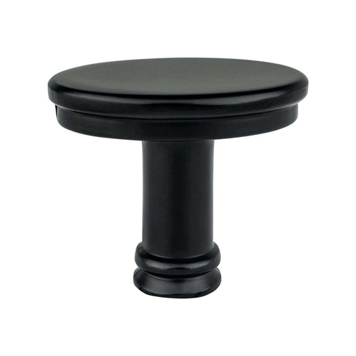Dierdra Zinc Matte Black Cabinet Knob  1