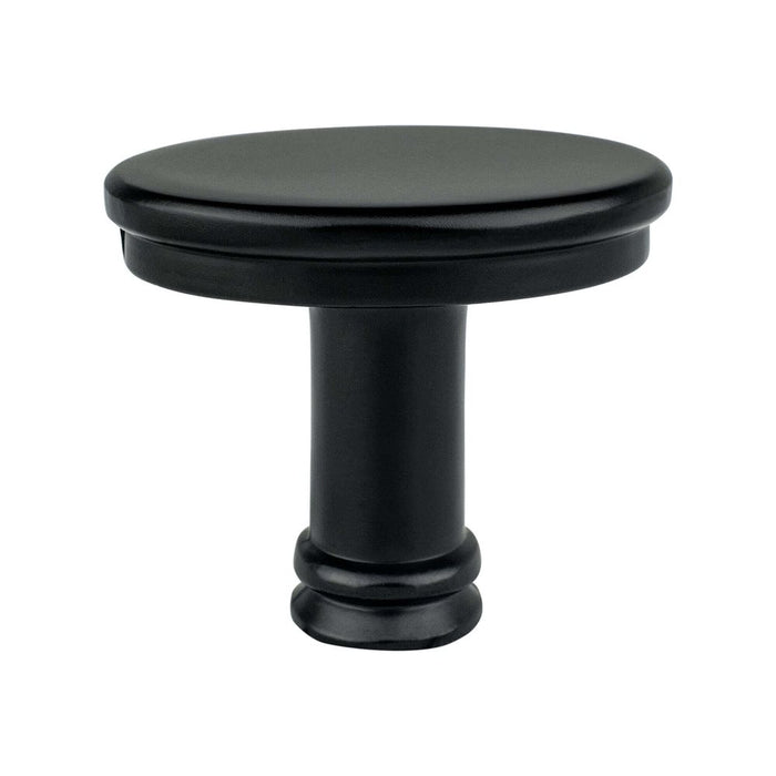 Dierdra Zinc Matte Black Cabinet Knob  1
