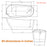 White Acrylic Bathtub