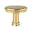 Dierdra Zinc Modern Brushed Gold Cabinet Knob  1