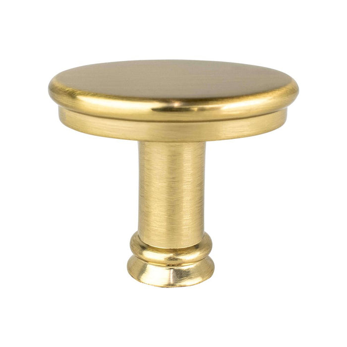 Dierdra Zinc Modern Brushed Gold Cabinet Knob  1