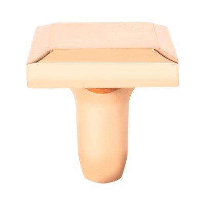 Metro Zinc Cabinet Knob - Polished Copper 2