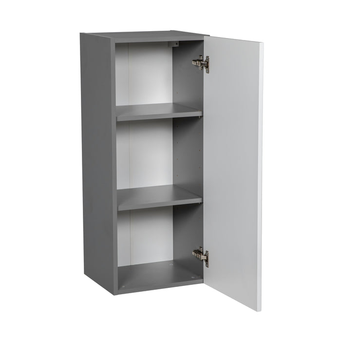 Wallkitchens Wood White Glossy Wall Cabinet White Glossy 2