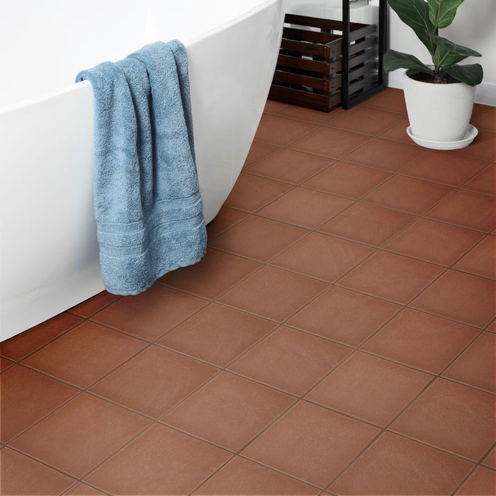 Lincoln Ceramic Quarry Mayflower Red Tile Matte 13
