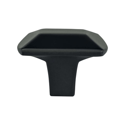 Laura Zinc Matte Black Cabinet Knob  1