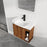 Plywood Brown Bathroom Vanity Brown 1