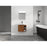 Plywood Brown Bathroom Vanity Brown 2