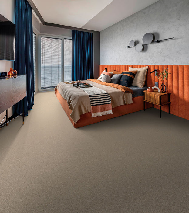 Rock Solid I Polyester Beach Sand 719 Carpet Textured 3