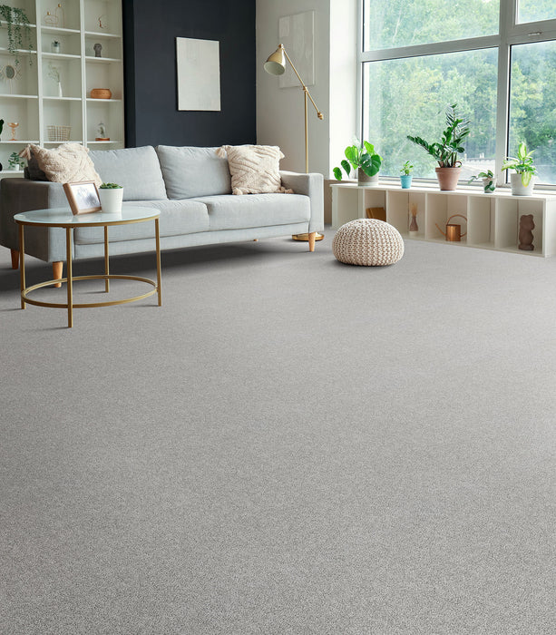 Rock Solid I Polyester Icicle 910 Carpet Textured 2
