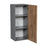 Wallkitchens Wood Natural Teak  Wall Cabinet Natural Teak 2